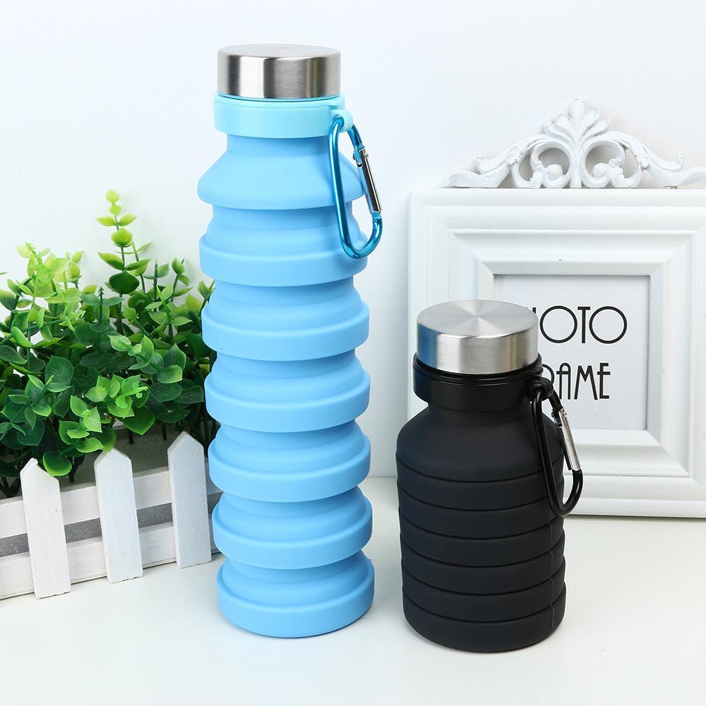 FlexiDrink - Faltbare Silikon-Wasserflasche für Abenteuer