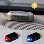 Solarbetriebene LED-Warnleuchte für Fahrzeugschutz