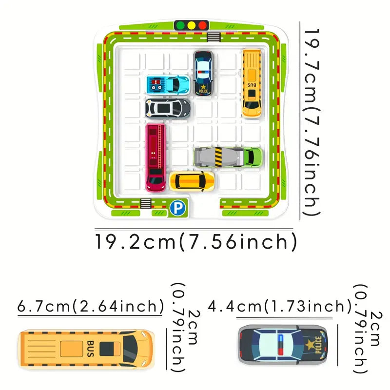Parkplatz Rätselspiel für Kinder - Logisches Denkspielzeug