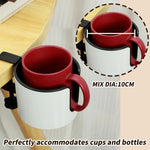 Practical 2-in-1 Drink and Headphone Holder for Desks