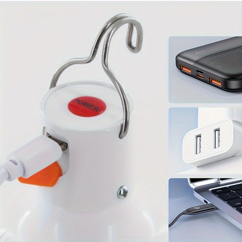 Wiederaufladbare USB-Lampe mit Lithiumbatterie und ABS-Gehäuse – PowerGlow LED-Leuchte