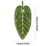 Tropisches Blatt Handtuch | Hochwertige Saugkraft | Schnell trocknend | 100% Polyester