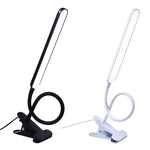 FlexiBright LED-Klemmleuchte | 3 Lichtmodi & 10 Helligkeitsstufen | USB-betrieben | Flexibler Arm | Augenschonend & Dimmbarkeit