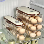 Egg Roller Refrigerator Organizer | Automatic Storage System