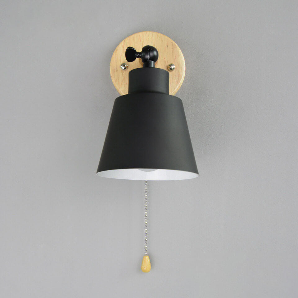 Moderne Wandlampe – Elegante Holz- und Metallleuchte für jeden Raum