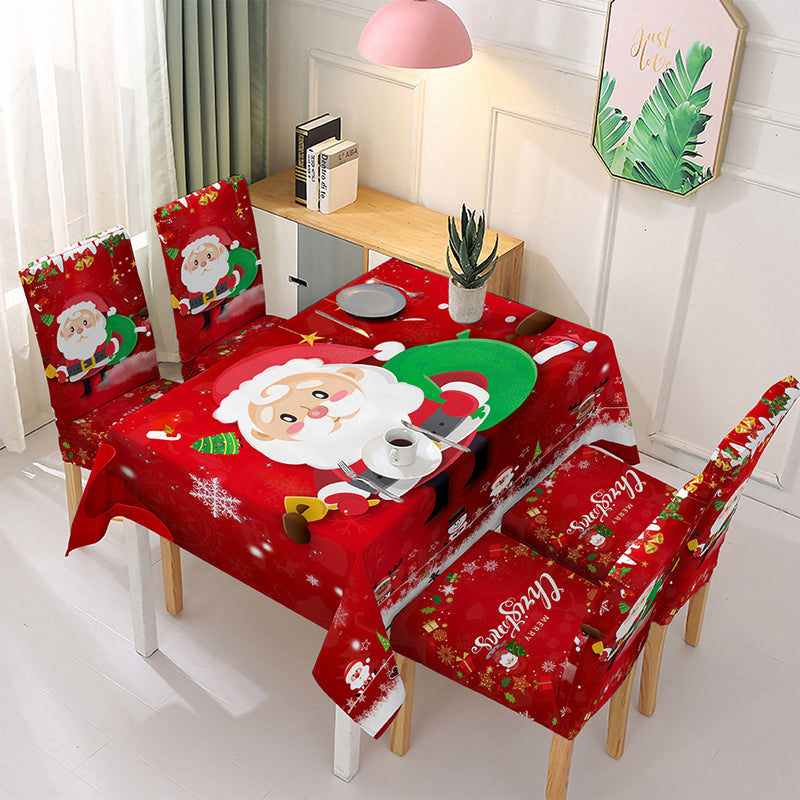 Weihnachtstischdecke aus nachhaltigem Material – Festliche Tischdecke