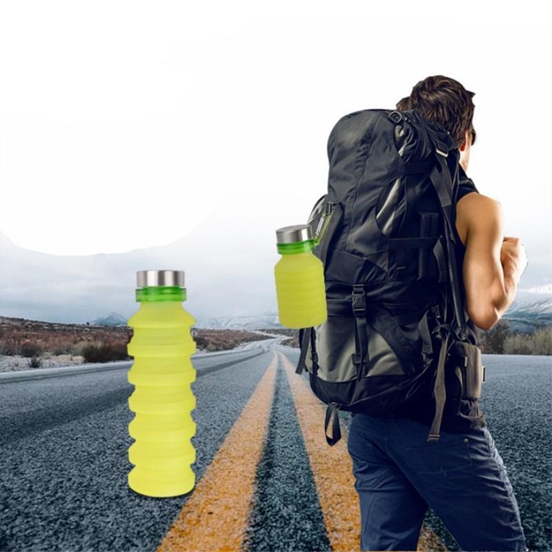 FlexiDrink - Faltbare Silikon-Wasserflasche für Abenteuer