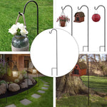 Elegant Garden Hook Made of Robust Metal | 76 cm | Black