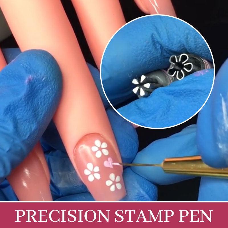 Präziser Nail Art Stempel für kreative Nageldesigns