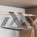Stylish Aluminum Hangers for an Organized Wardrobe (5 Pieces)