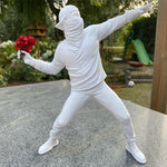 Blumen-Randalierer Dekorationsfigur von Banksy