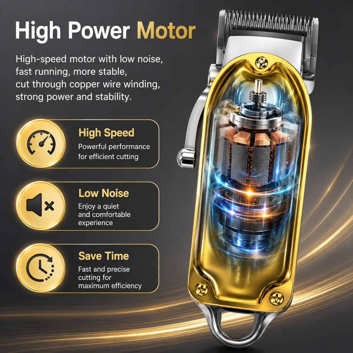 Electric Hair Cutting Set - Clipper, Trimmer, and Shaver Tools