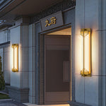 Elegante LED Außenwandleuchte mit Edelstahl und Glas