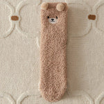 Wärmeschmeichler Women's Cuddle Socks | Fluffy & Cozy | 3D Bear Pattern
