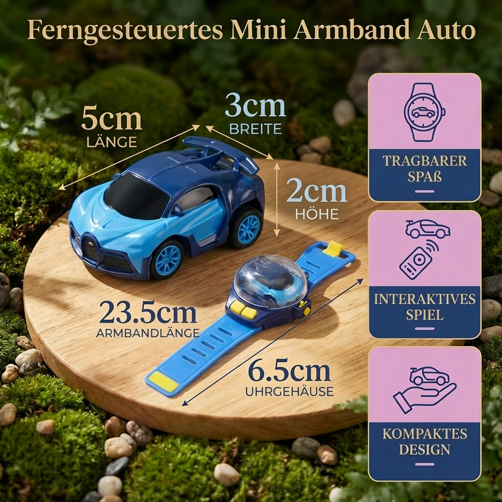 Mini Auto mit Fernbedienung im Armband-Design