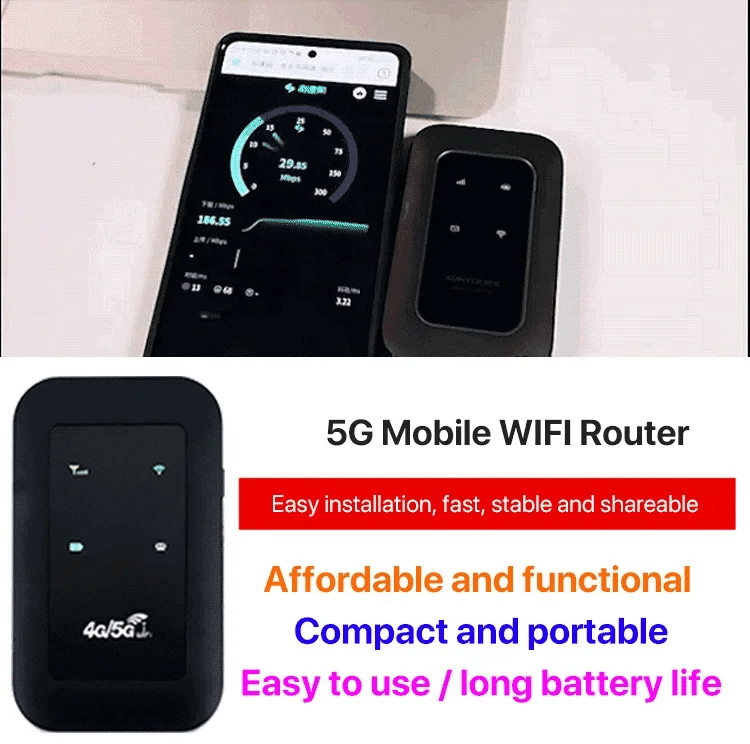 Tragbarer 5G Router – Schnelles und zuverlässiges Internet unterwegs