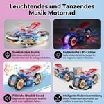Tanzendes Motorrad mit Musik und Lichteffekten