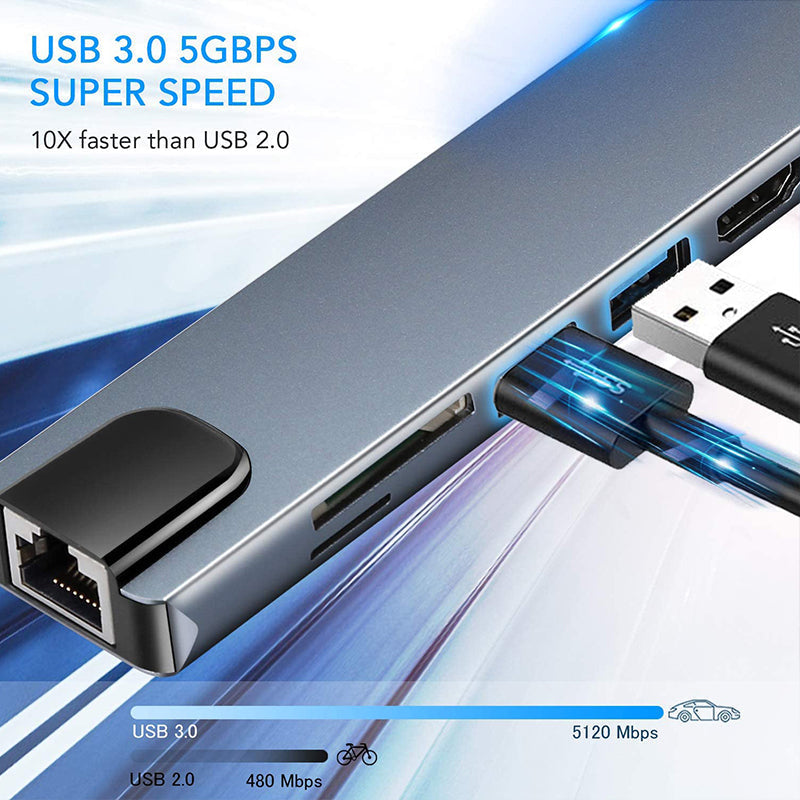 Universelle Dockingstation 8-in-1 für mehrere Geräte
