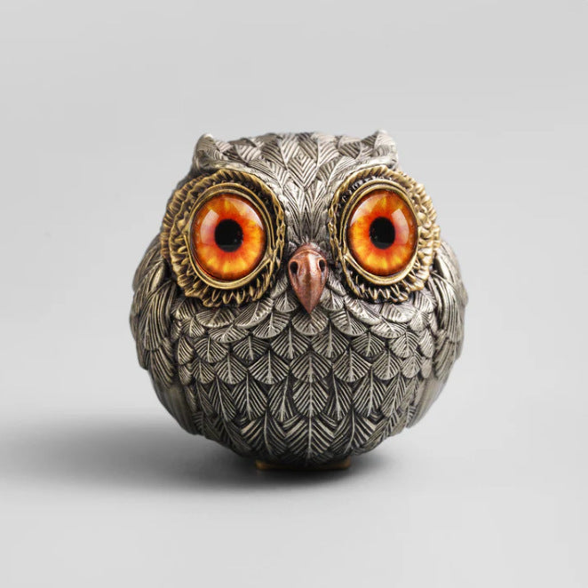 Elegante Eulen-Skulptur für stilvolle Akzente