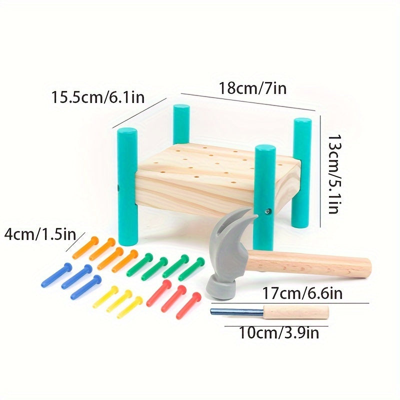 Colorful Hammering Fun | Interactive Toy for Children | Promotes Motor Skills & Coordination