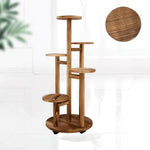 Versatile Pine Wood Plant Holder in Modern Style