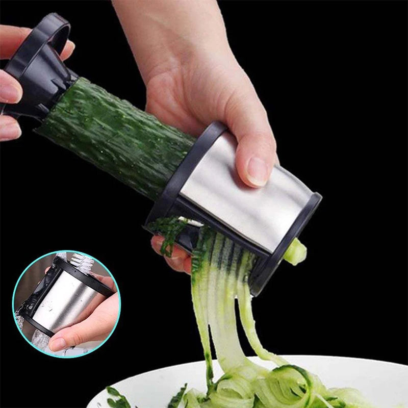 Gemüse-Spiralizer aus Edelstahl – Perfekte Spiralen für Ihr Essen