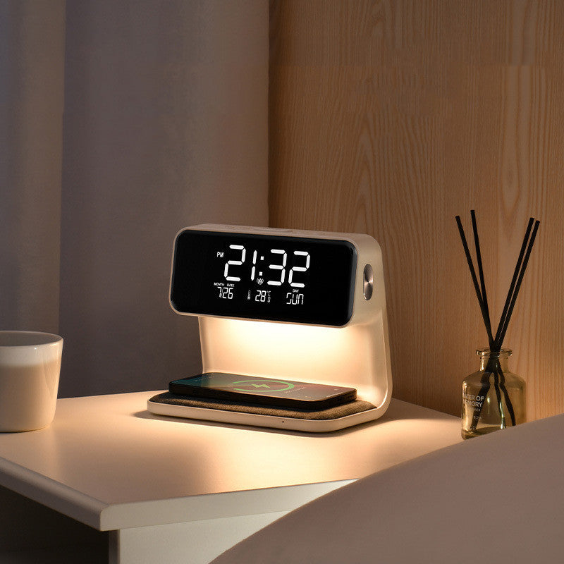 Multifunctional Bedside Lamp with Wireless Charger