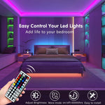 Farbwechselnde LED-Streifen mit Fernbedienung | USB-beleuchtete Akzente für Zuhause | 1–20 m | Farbzauber