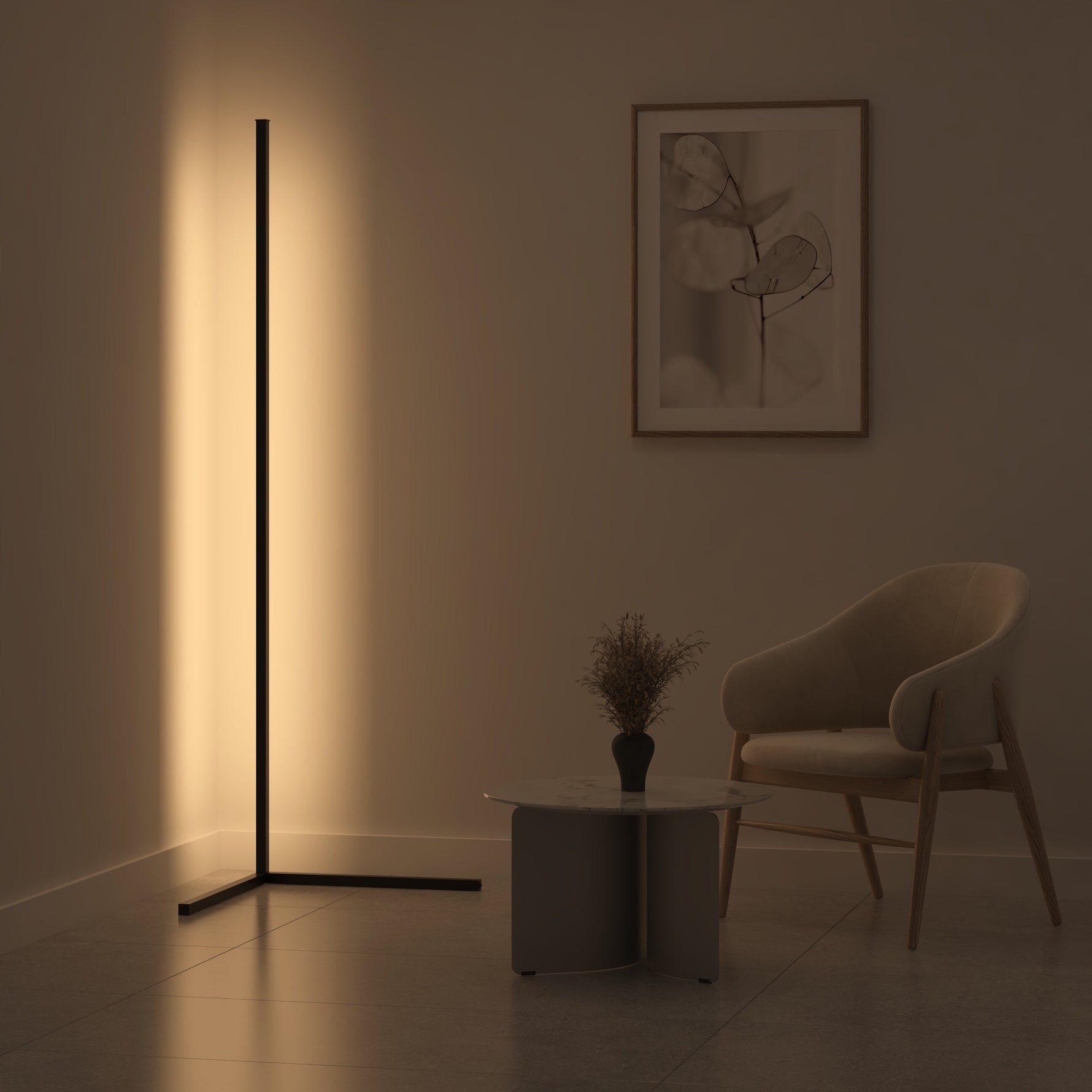 Elegant Corner Floor Lamp for Stylish Illumination