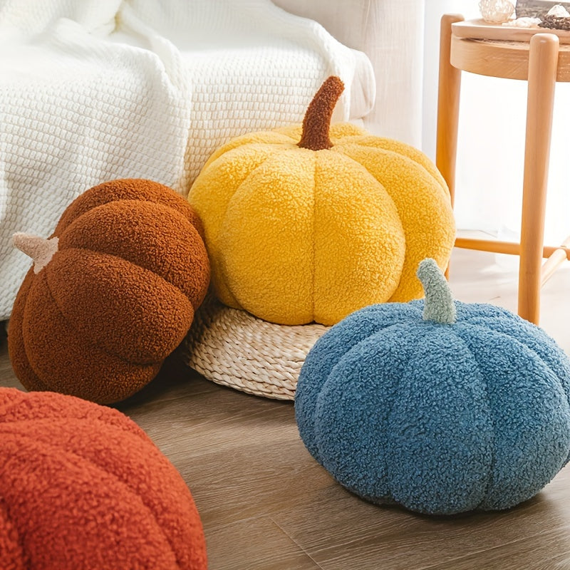 Cozy Pumpkin Pillow – Soft Decorative Pillow for Autumn and Halloween
