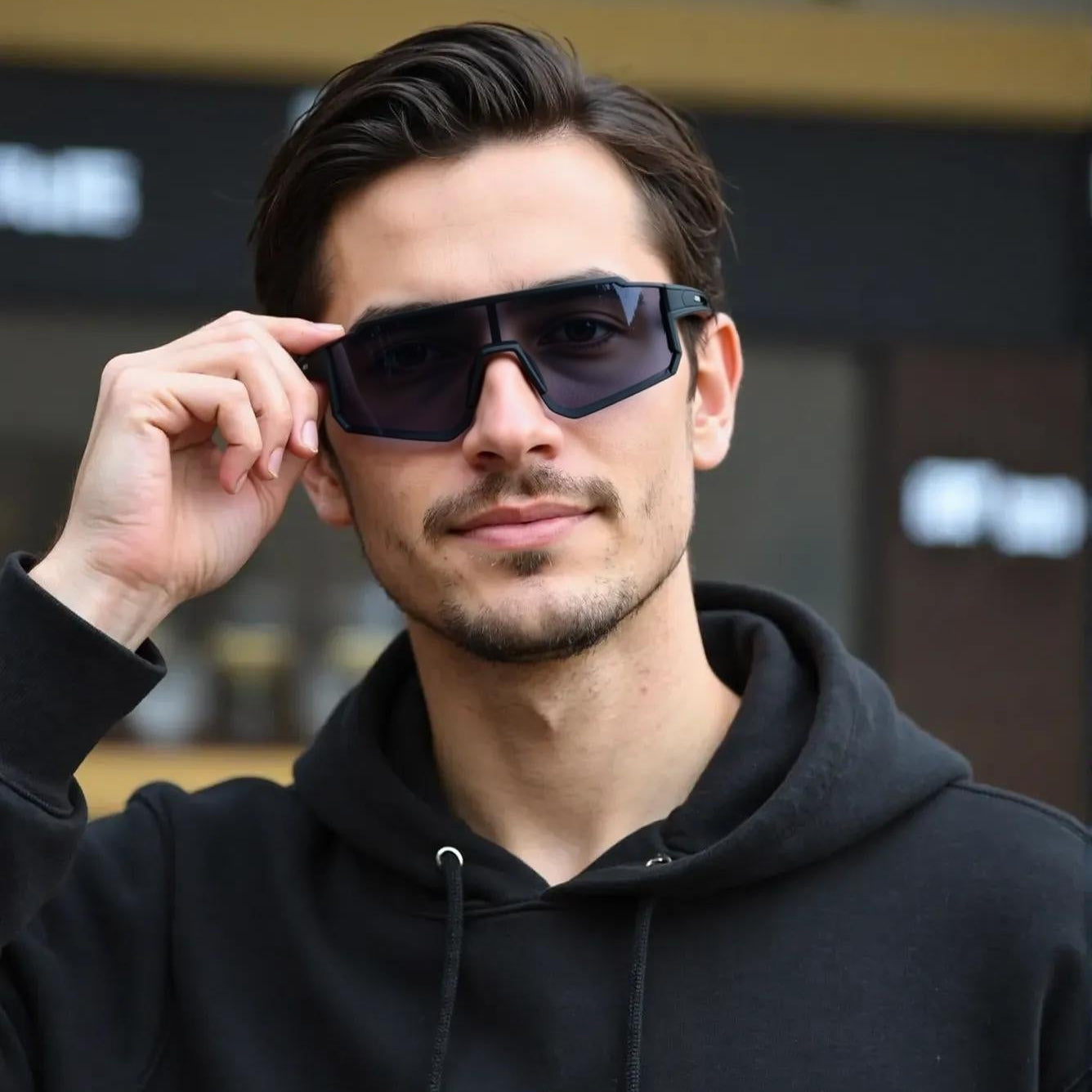 Aktive Sonnenbrille mit UV-Schutz für Sportbegeisterte
