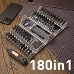 Precision Tool Set with 180 Bits | Versatile Repair Kit for DIY Enthusiasts