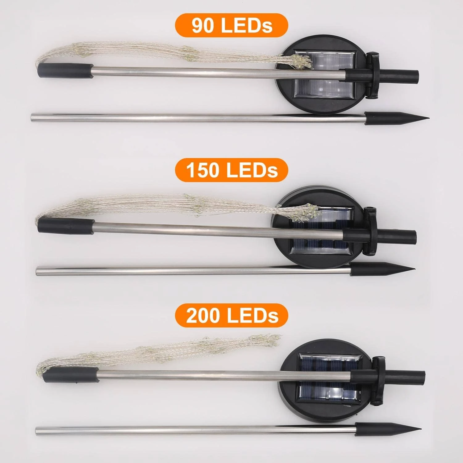 4er Set Solarlichter für Garten – Wetterfeste LED Deko mit Solarbetrieb