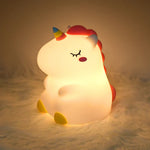 LumiEinhorn LED Night Light | Rechargeable & Touch Control | Magical Lighting for Children's Rooms