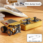 Creative Building Action: Mini RC Construction Vehicle Set