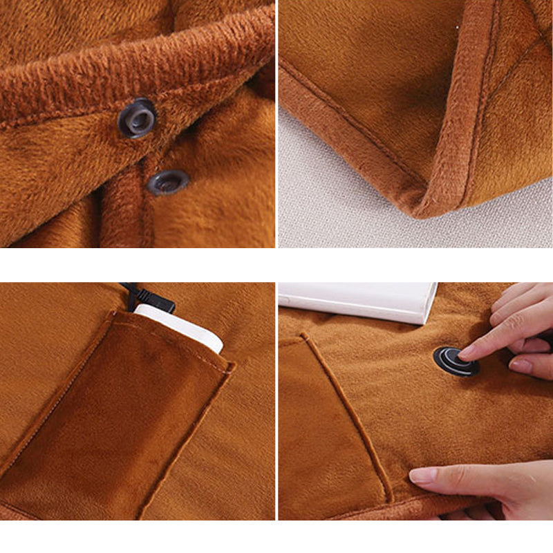 WärmeGo – Portable USB Heated Blanket for Cozy Moments