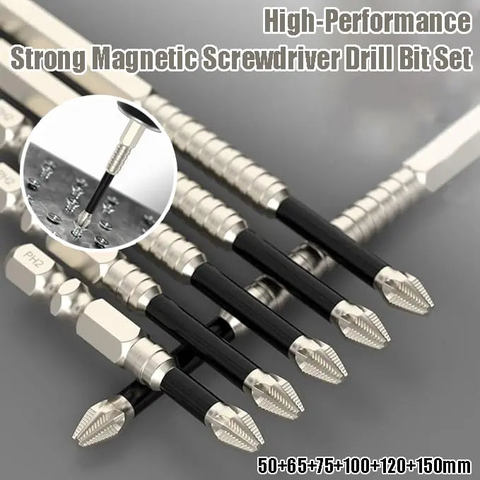 Magnetisches Schraubendreher-Bit Set – 6 Längen für jede Anwendung