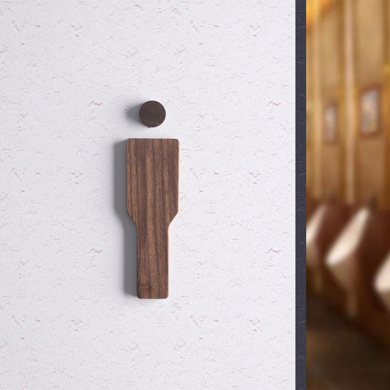 Holz-Toilettensitz Set aus schwarzem Walnussholz – Selbstklebend – Unisex