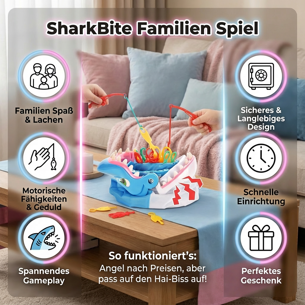 Familien Spiel mit SharkBite Elementen