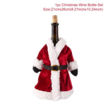 Festive Wine Bottle Cover – Stylish Christmas Decoration