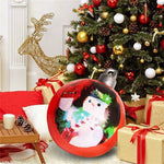 Aufblasbarer Weihnachtsball für den Außenbereich 60 cm – Wetterfeste PVC-Dekoration