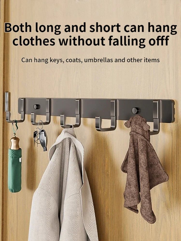 Elegant aluminum wall and door hooks for every room