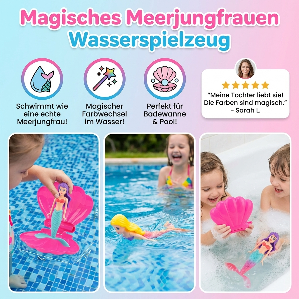 Wasserspielzeug in Form einer Meerjungfrau – Magisch und Spaßig