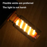 Glanzlicht USB Ambient Lamp | Portable & Touch-Controlled | LED Glass Light for Car, Bedroom & Travel