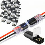 Schnellverbindungsstecker für Kabel – 50 Stück Set ohne Abisolieren