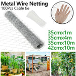 FlexiNet Hexagonal Wire Mesh Roll | Galvanized Quality | 10 m