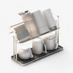 Double Cup Holder - Maximize Your Storage Space and Speed Up Drying