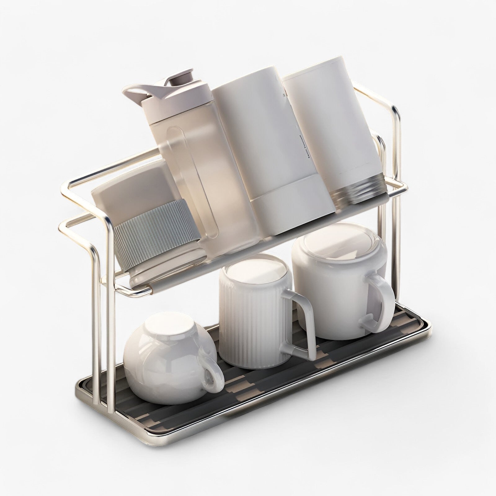 Double Cup Holder - Maximize Your Storage Space and Speed Up Drying
