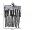 Spooky Halloween Decoration: Light-Up Ghost Skull | 57 x 80 cm