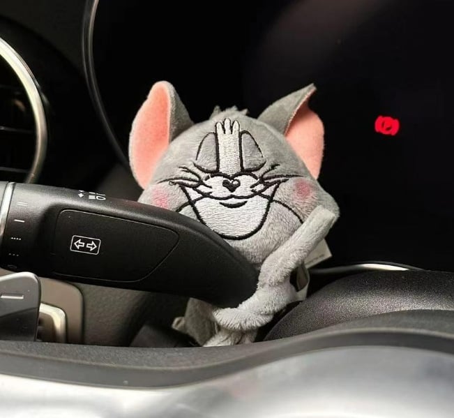 Charmante Hundeschüssel für Auto-Dekoration